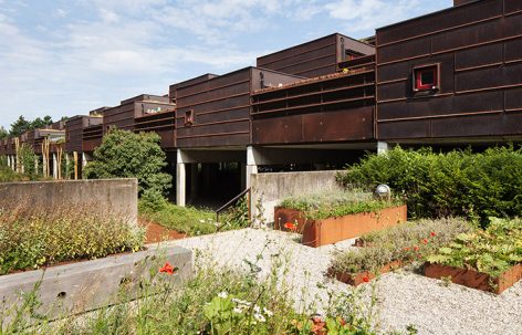 著名社会住宅 Farum Midtpunkt 的景观，丹麦 / Rambøll Architecture and Urban Development