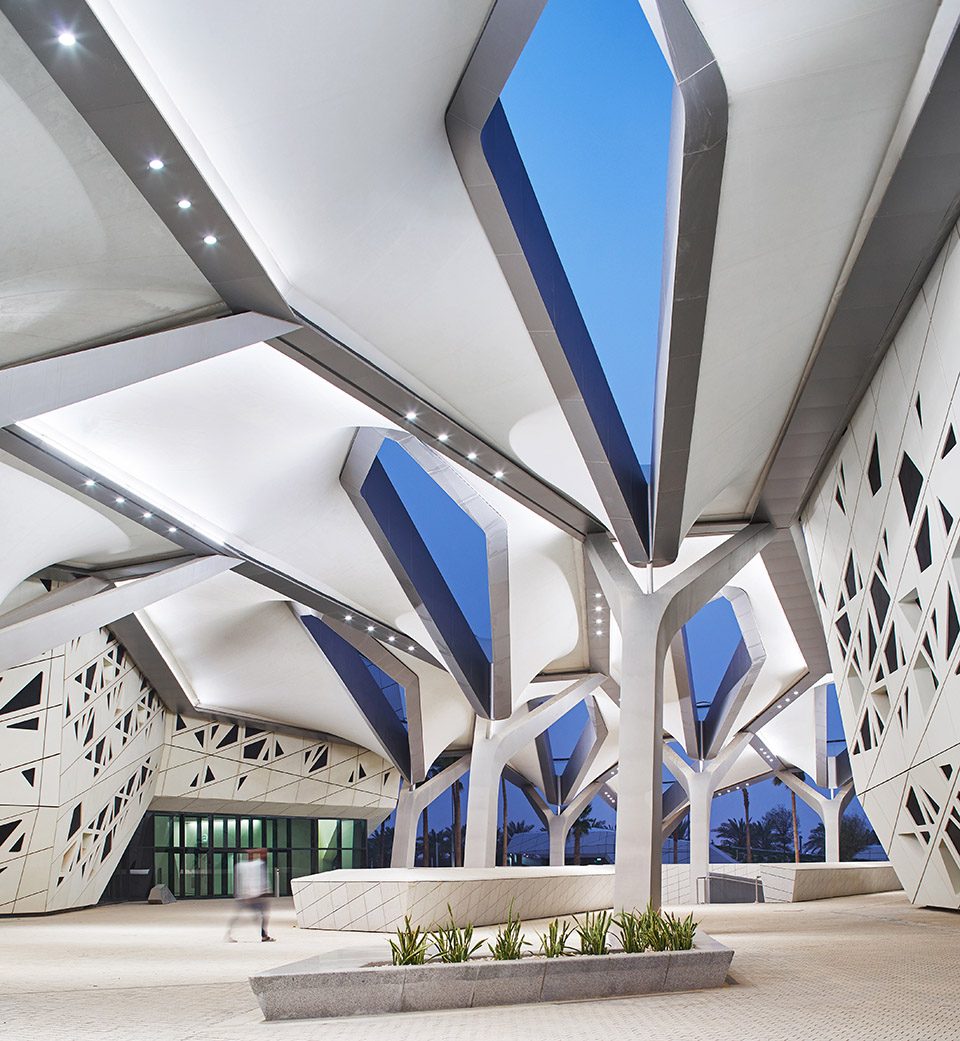 KAPSARC King Abdullah Petroleum Studies and Research Center by Zaha Hadid Architects