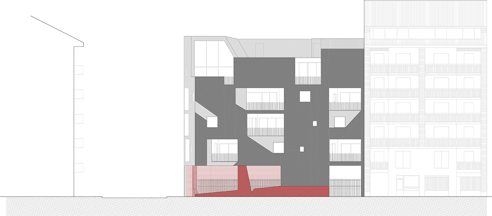 urban decor new residential building in turin by marcante testa uda architetti