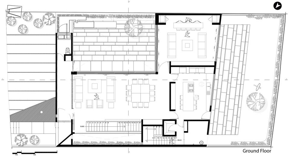 Cumbres House by ASP Arquitectura Sergio Portillo . Cumbres House ASP Arquitectura Sergio Portillo Gorund Floor