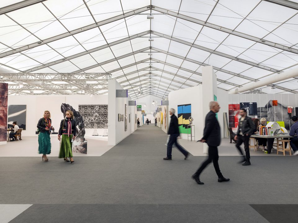 Entrance Installation and New Restaurant Interiors for Frieze London By Universal Design Studio