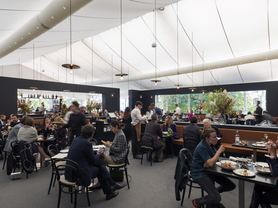 Entrance Installation and New Restaurant Interiors for Frieze London By Universal Design Studio