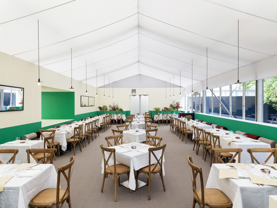 Entrance Installation and New Restaurant Interiors for Frieze London By Universal Design Studio