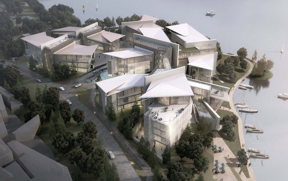 Langjiu Group HQ at Luxelake China by JWDA