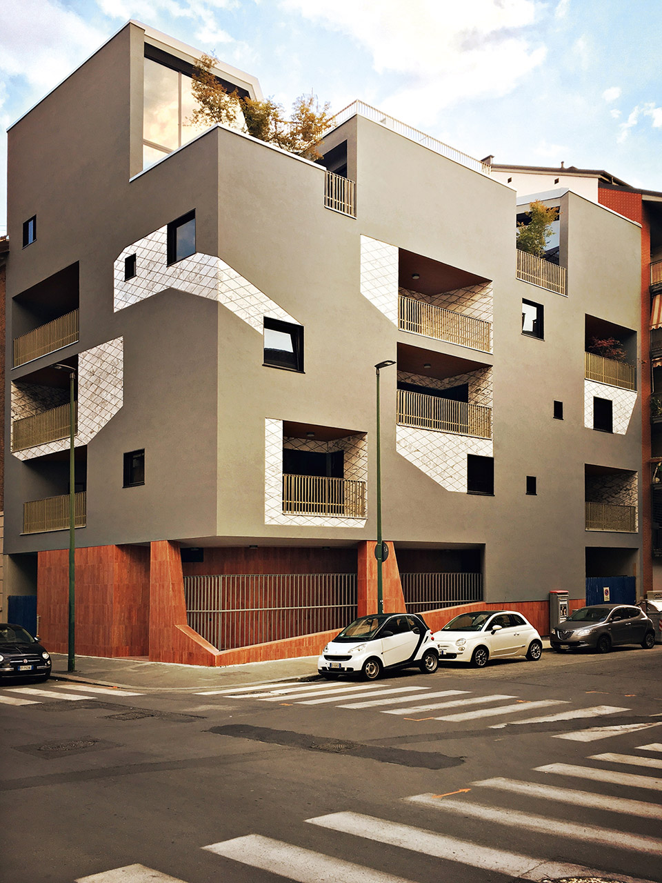 urban decor new residential building in turin by marcante testa uda architetti