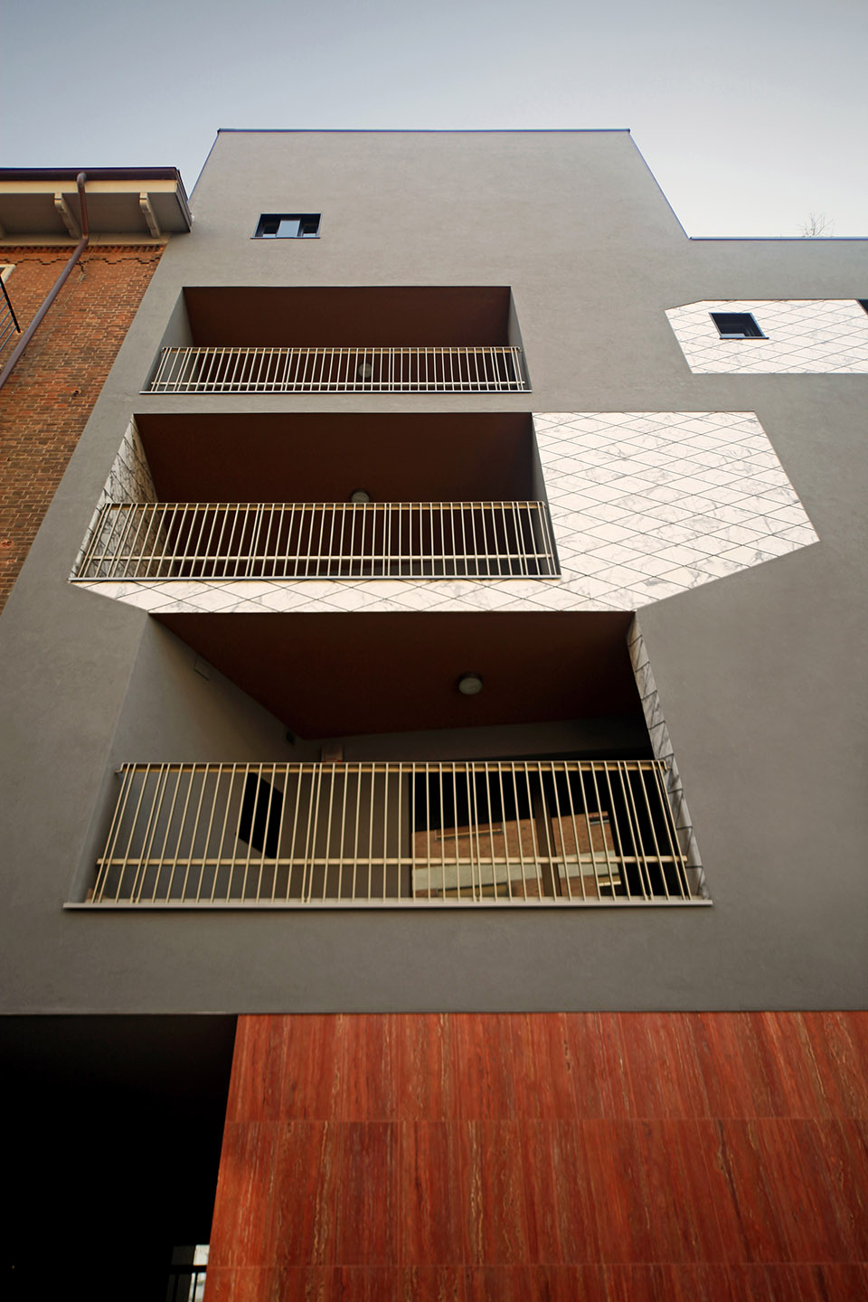 urban decor new residential building in turin by marcante testa uda architetti
