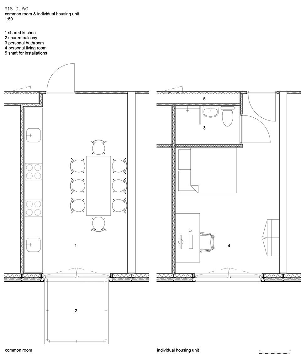 International student house By Cepezed Architects