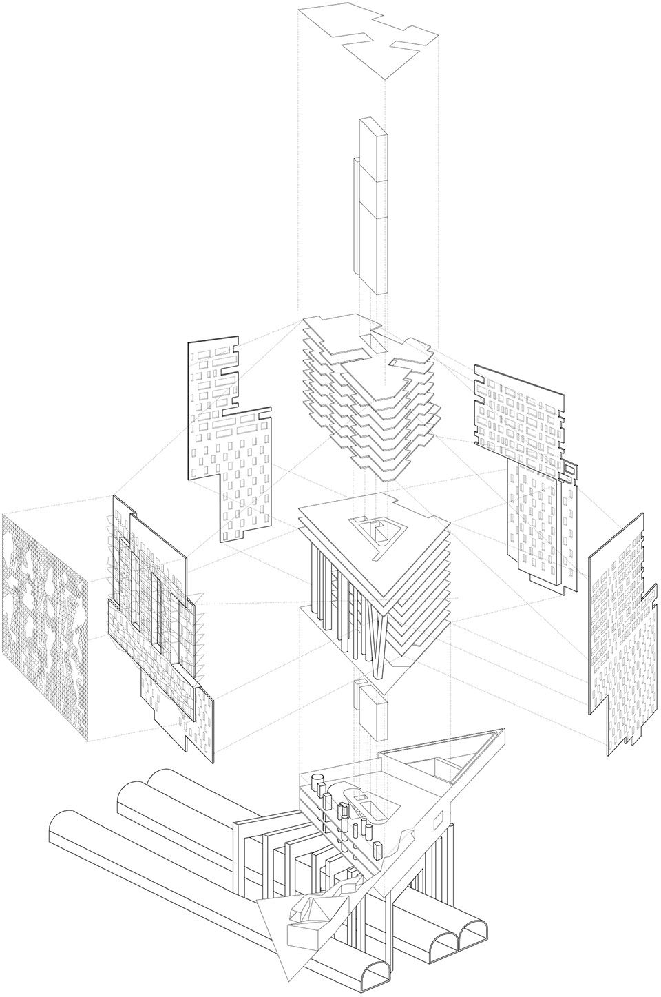 Skylight Tower by Louis Paillard architecte