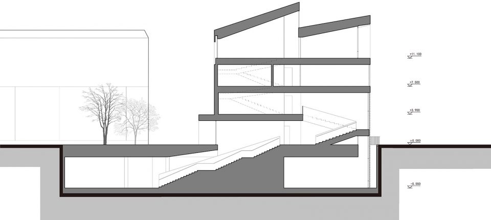 Cultural and Artistic Center in Benxi China by TAOA