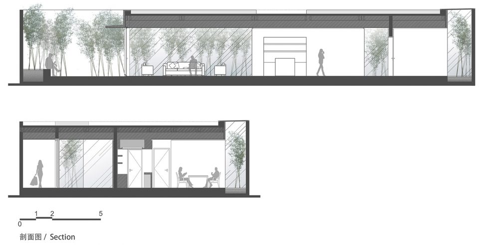 Bamboo Forest on the Roof By V STUDIO