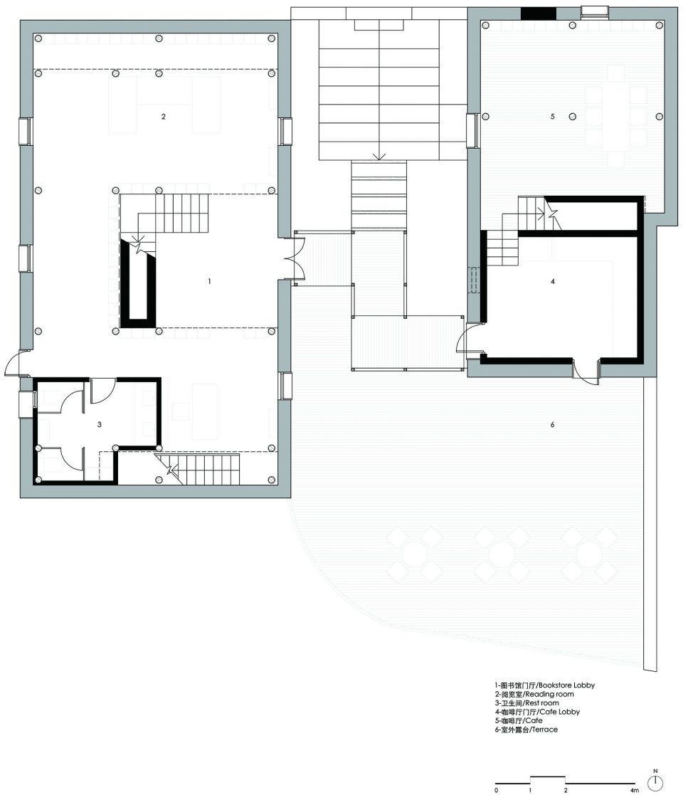 1 Floor Plan Number 先锋云夕图书馆 AZL Architects