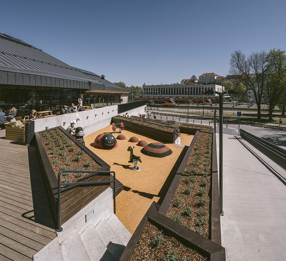 children playground baltic station market koko architects