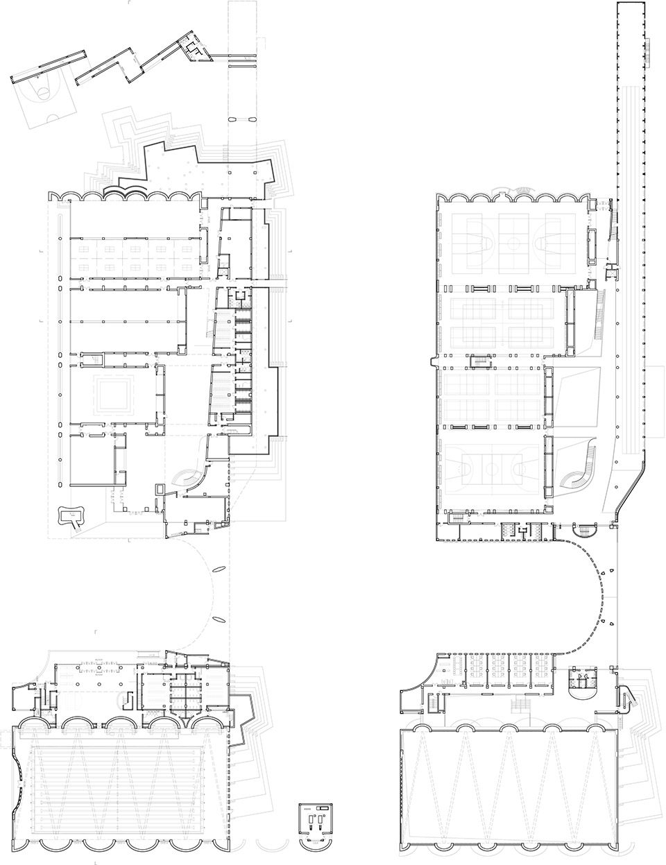Gymnasium of New Campus of Tianjin University China by Atelier Li Xinggang