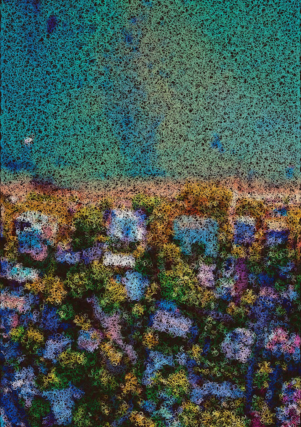 Drawing of My Dreams the abstract gouache paintings by SUO CHAO