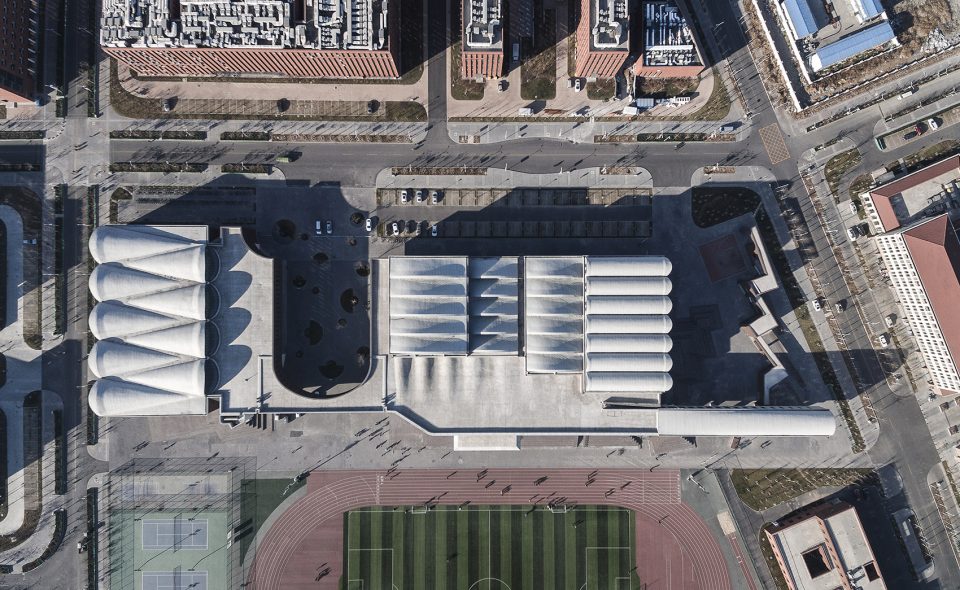 Gymnasium of New Campus of Tianjin University China by Atelier Li Xinggang
