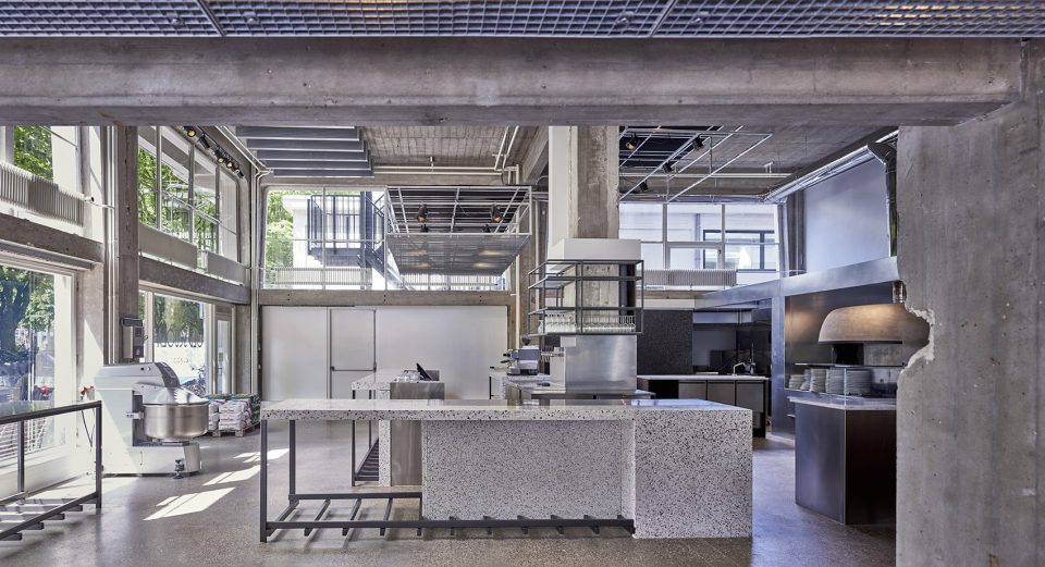 New pizza headquarters for Old Scuola in Rotterdam by IWT