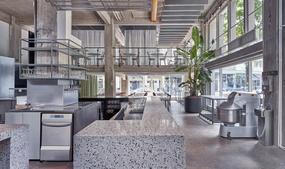 New pizza headquarters for Old Scuola in Rotterdam by IWT
