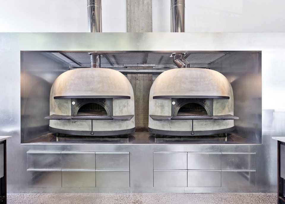 New pizza headquarters for Old Scuola in Rotterdam by IWT