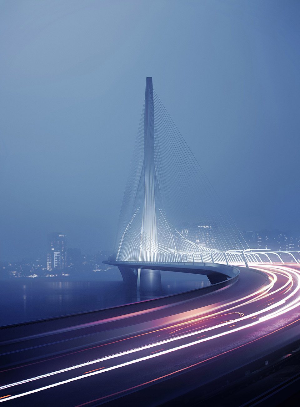 Danjiang Bridge by Zaha Hadid Architects
