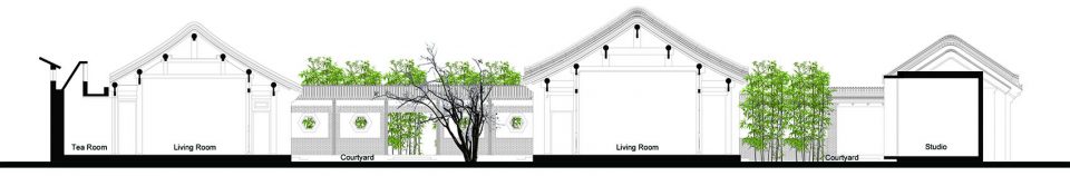 Caiguoqiang Courtyard House Renovation China by Studio Zhu Pei 1