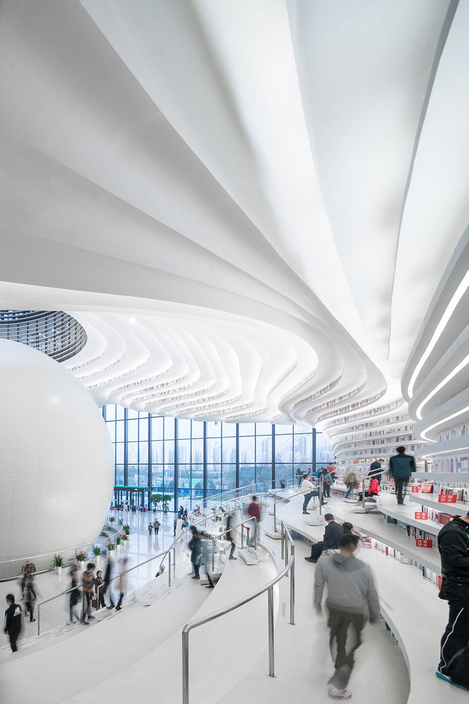 Tianjin Binhai Public Library By MVRDV Tianjin Urban Planning Design Institute