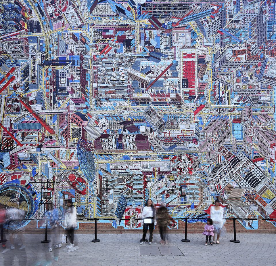 798 Panoramic Mural by Drawing Architecture Studio