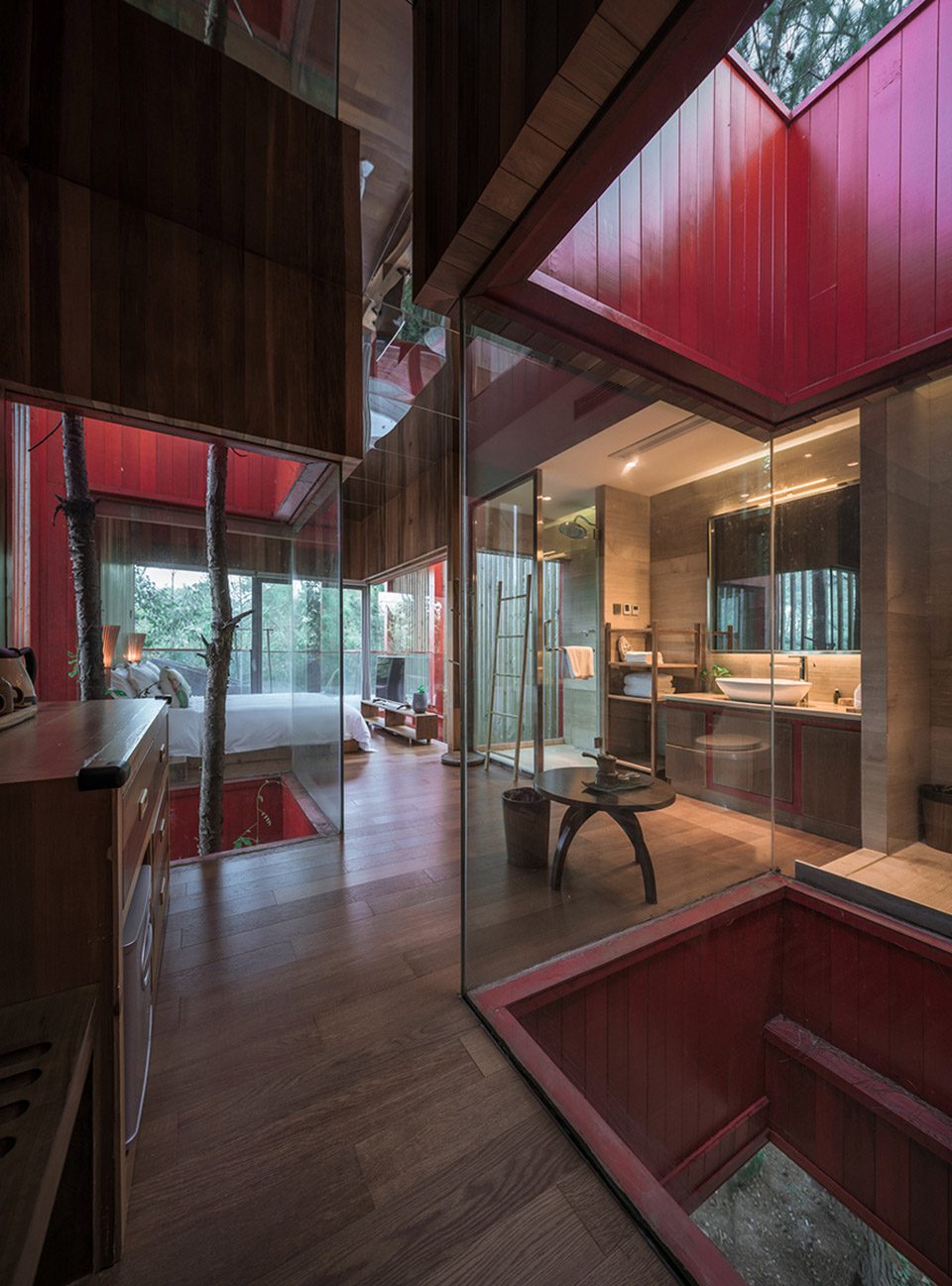 Longhouse among pine trees By Wuyang Architecture