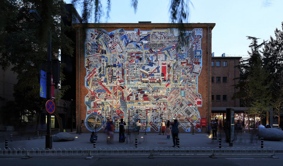 798 Panoramic Mural by Drawing Architecture Studio