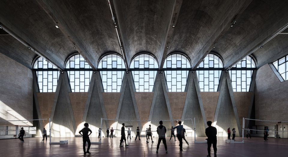 Gymnasium of New Campus of Tianjin University China by Atelier Li Xinggang