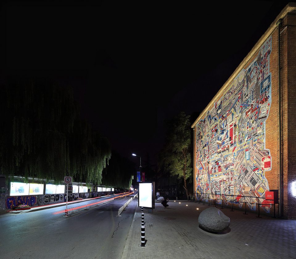 798 Panoramic Mural by Drawing Architecture Studio