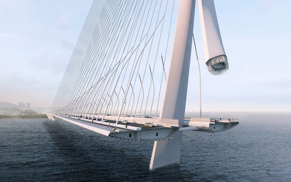 Danjiang Bridge by Zaha Hadid Architects