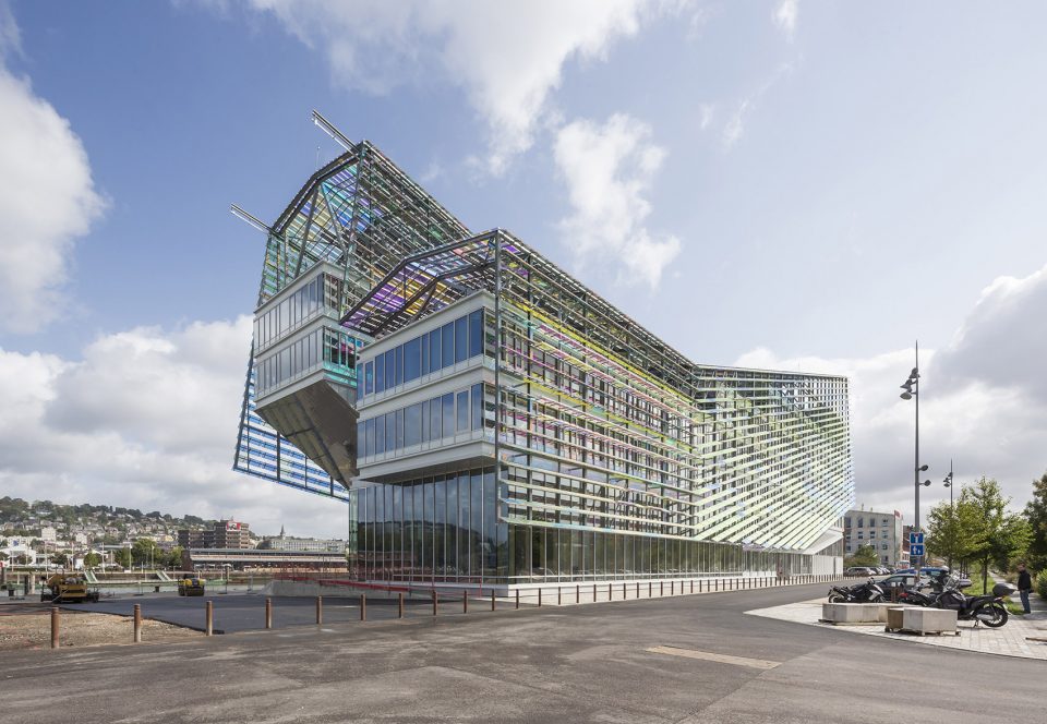 headquarters of metropole rouen normandie by jacques ferrier architecture