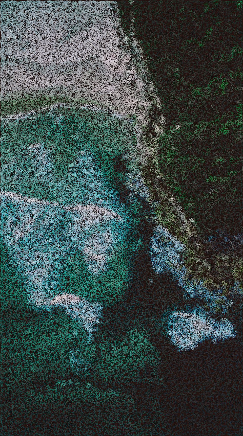 Drawing of My Dreams the abstract gouache paintings by SUO CHAO