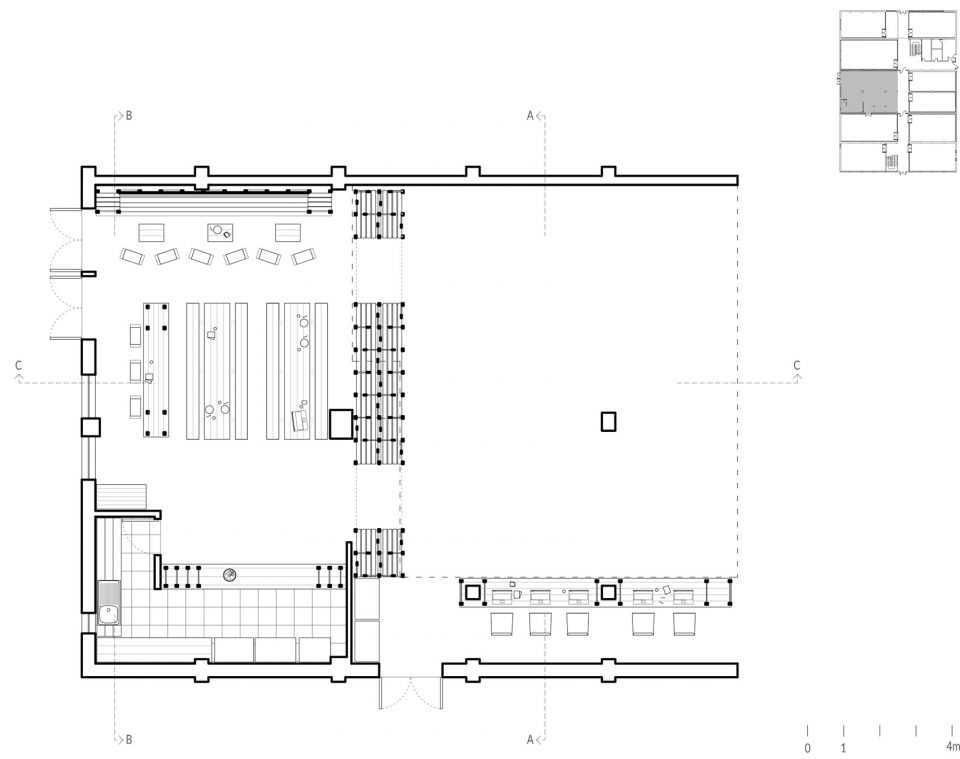 hall cafe República Portátil