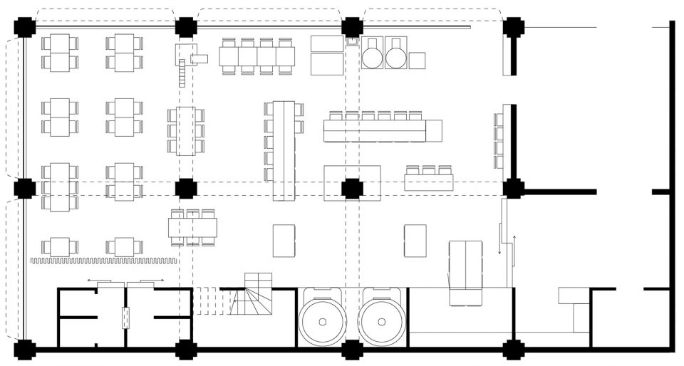 New pizza headquarters for Old Scuola in Rotterdam by IWT