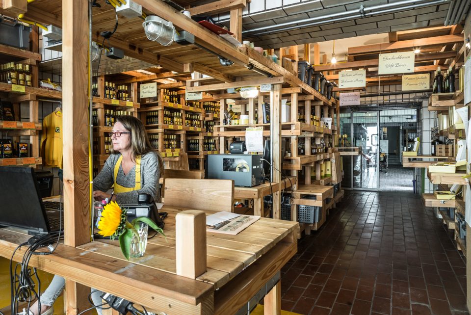 Wiener Essig Brauerei Viennese Courtyard Landscape and Noble Sour Store by herisalli