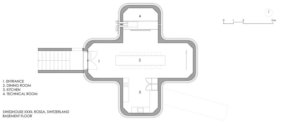 Swiss House Rossa by Davide Macullo Architects