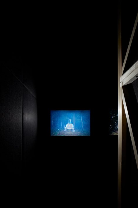 making of a forest exhibition design by mjolk architekti