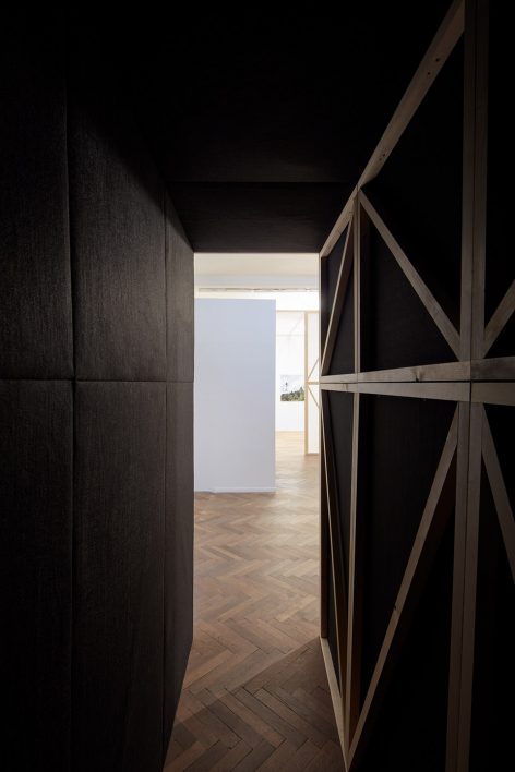 making of a forest exhibition design by mjolk architekti