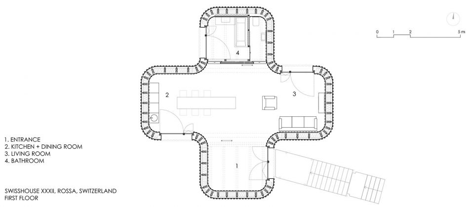 Swiss House Rossa by Davide Macullo Architects