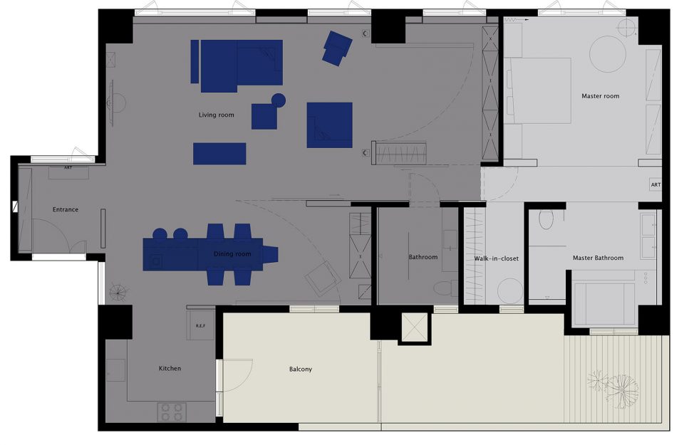 Game residence Taipei by Wei Yi International Design Associates
