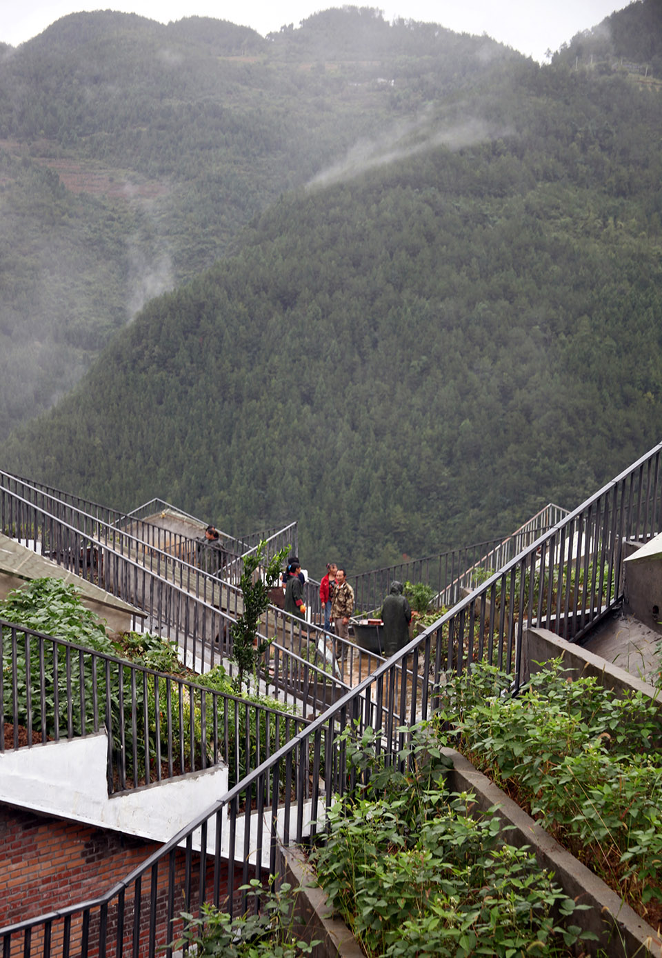 金台村重建项目,四川 城村架构