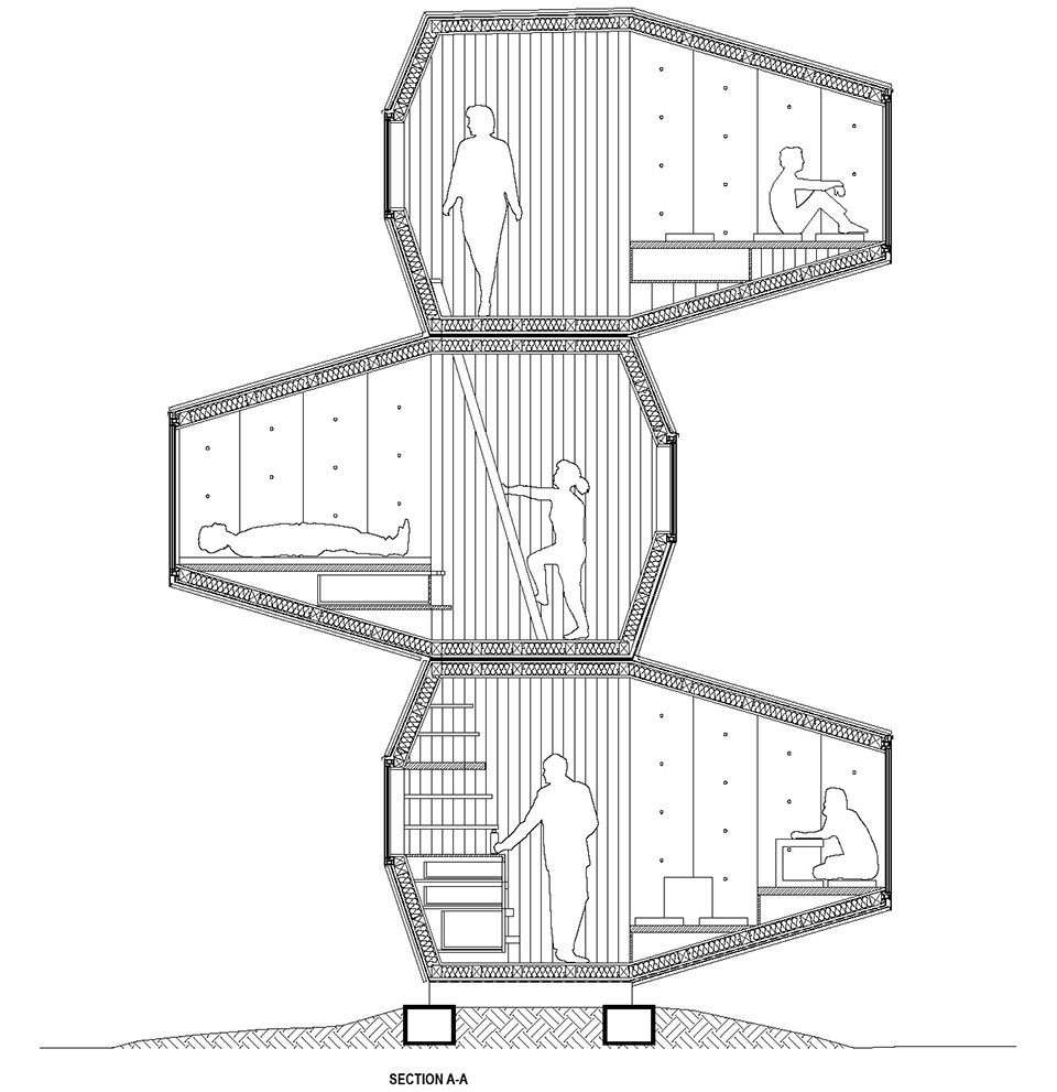 Living Unit On Ljubljana Castle by OFIS
