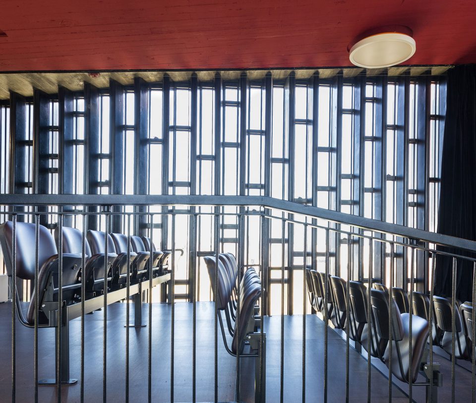. watching film area-machado costa observatory seating