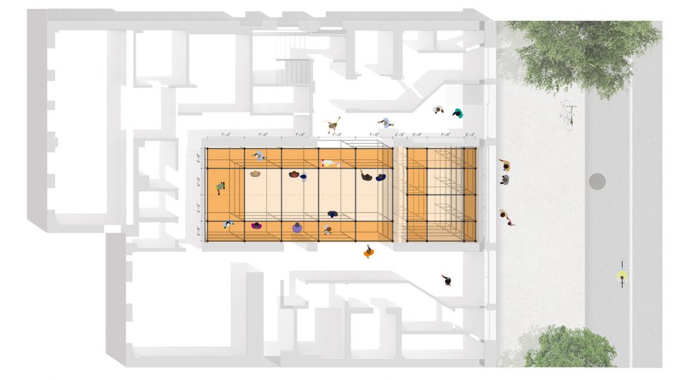 Scaffolding Roof Plan OMA 副本