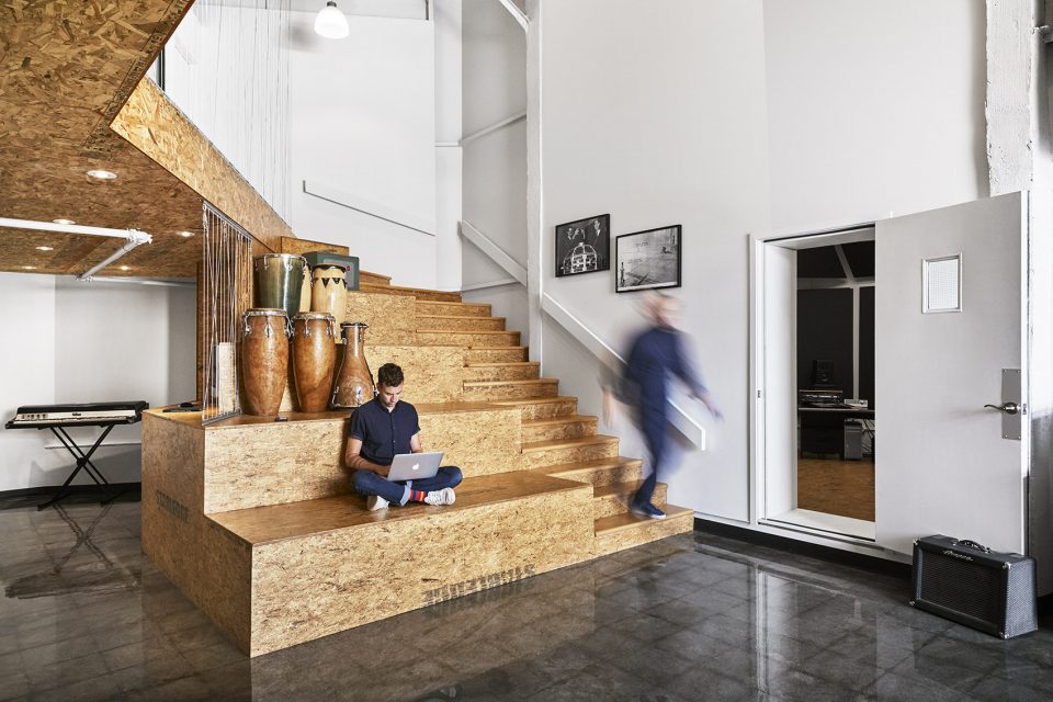 A New Sound Studio for La Hacienda Creative by Newsam Construction MXMA Architecture Design
