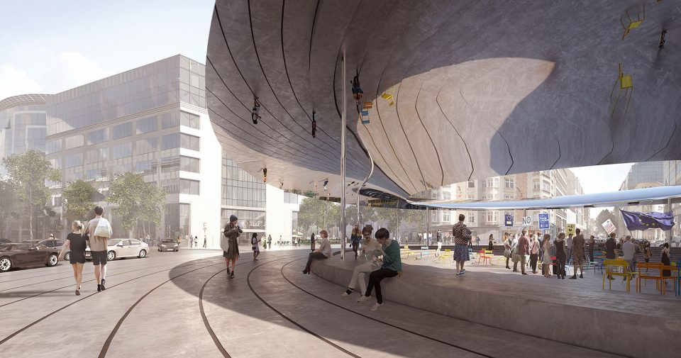 COBE and BRUT reveal the winning design for Place Schuman