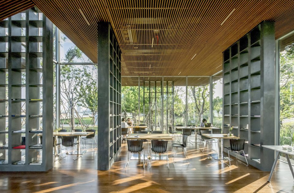 Lattice Book House by Scenic Architecture Office