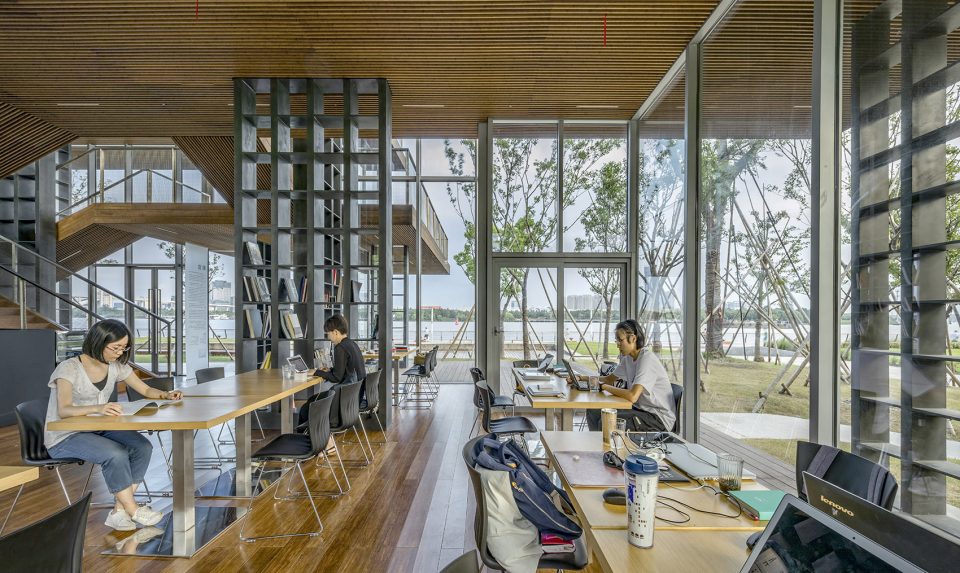 Lattice Book House by Scenic Architecture Office