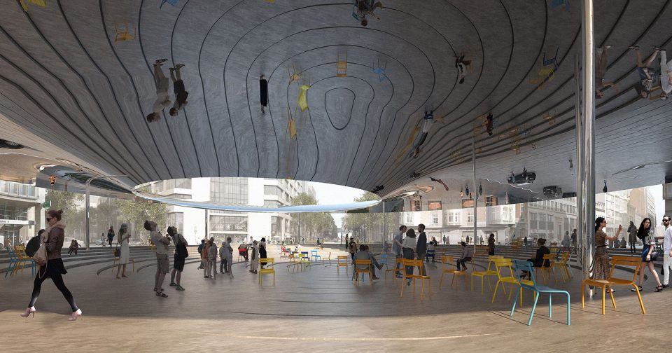 COBE and BRUT reveal the winning design for Place Schuman